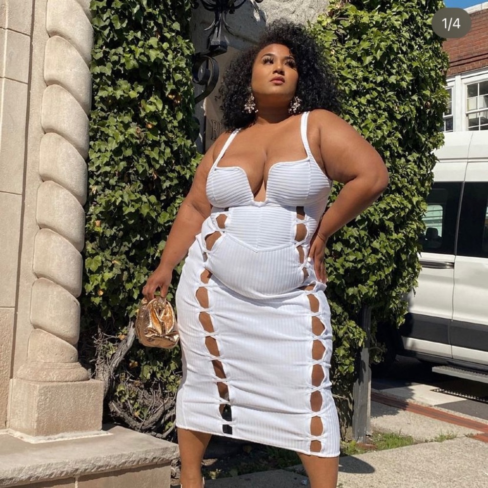 White BodyCon dress